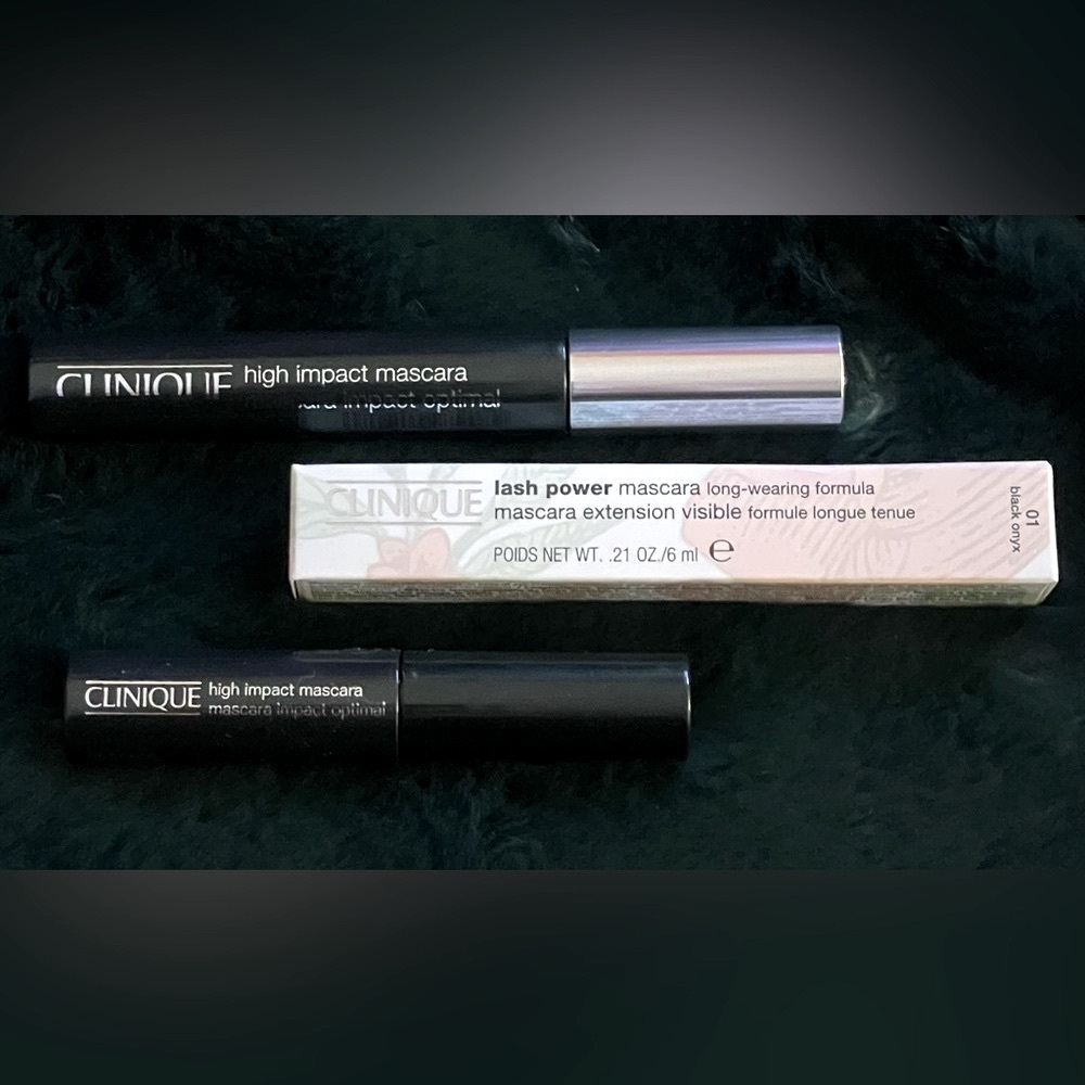 NEW Clinique Lash Power Long Wearing Formula & High Impact Mascara. LOT of 3